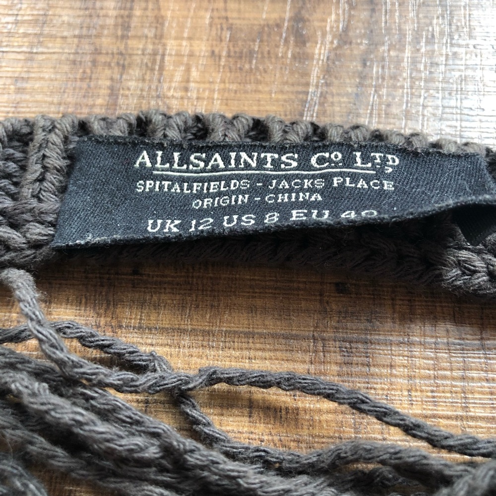 All Saints Evergreen Distressed Sweater - Picture 4 of 4